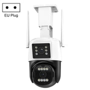 QX103 Riconoscimento umanoide AI Allarme WiFi Dome Doppia telecamera IP, Dual Camera