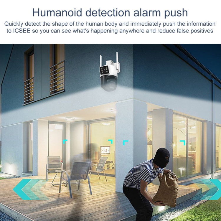 Telecamera IP WiFi Dome con Riconoscimento Umanoide AI