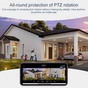 QX103 Riconoscimento umanoide AI Allarme WiFi Dome Doppia telecamera IP, Dual Camera