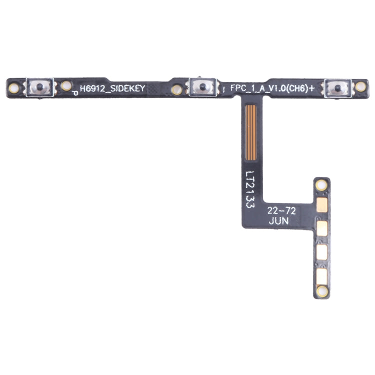 OEM Power Button & Volume Button Flex Cable, For Tecno Spark 9, For Tecno Pop 5 LTE, For Tecno Camon 18, For Tecno Camon 18 P, For Tecno Spark 7