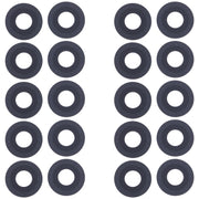 Obiettivo della fotocamera posteriore da 10 set, For Infinix Hot 30 Play NFC X6835, For Infinix Note 30 5G X6711, For Infinix Note 30 Pro X678B, For Infinix Note 30 4G, For Infinix Hot 20i X665, For Infinix Hot 12 X6817, For Infinix Hot 12i X6819