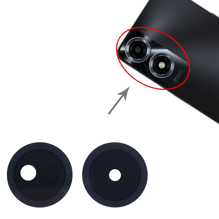 10 Set Rear Camera Lens, For OPPO A2X, For OPPO A18, For OPPO A38, For OPPO A79 5G