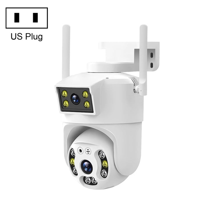 Telecamera di sorveglianza WiFi doppio obiettivo 2MP