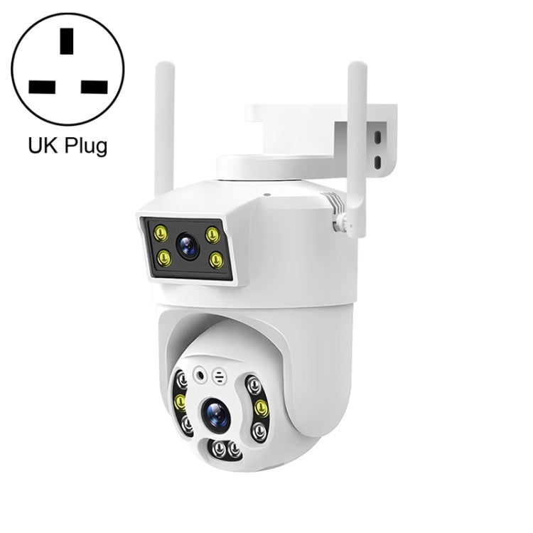 Telecamera di sorveglianza WiFi doppio obiettivo 2MP
