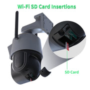 QX109 Telecamera WiFi Smart HD Dome con doppio obiettivo, QX109