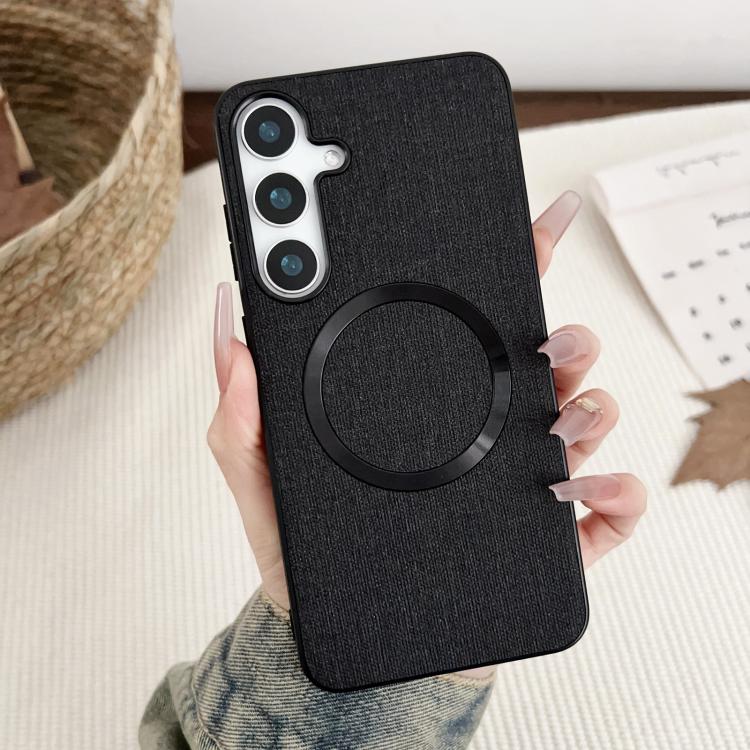Custodia tessuto con anello magnetico per Samsung Galaxy S26+