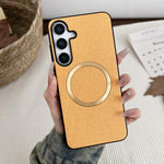 Custodia tessuto con anello magnetico per Samsung Galaxy S26+