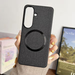Custodia tessuto con anello magnetico per Samsung Galaxy S26+