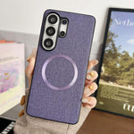 Custodia tessuto con anello magnetico per Samsung Galaxy S26+