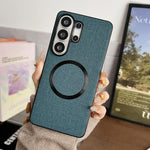 Custodia tessuto con anello magnetico per Samsung Galaxy S26+
