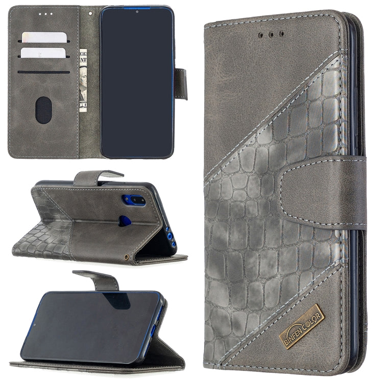 Custodia in pelle sintetica a vibrazione orizzontale con trama in coccodrillo abbinata con portafoglio, supporto e slot per carte, For Nokia 2.3, For Xiaomi Redmi 7A, For Xiaomi Redmi 7, For Xiaomi Redmi 8A