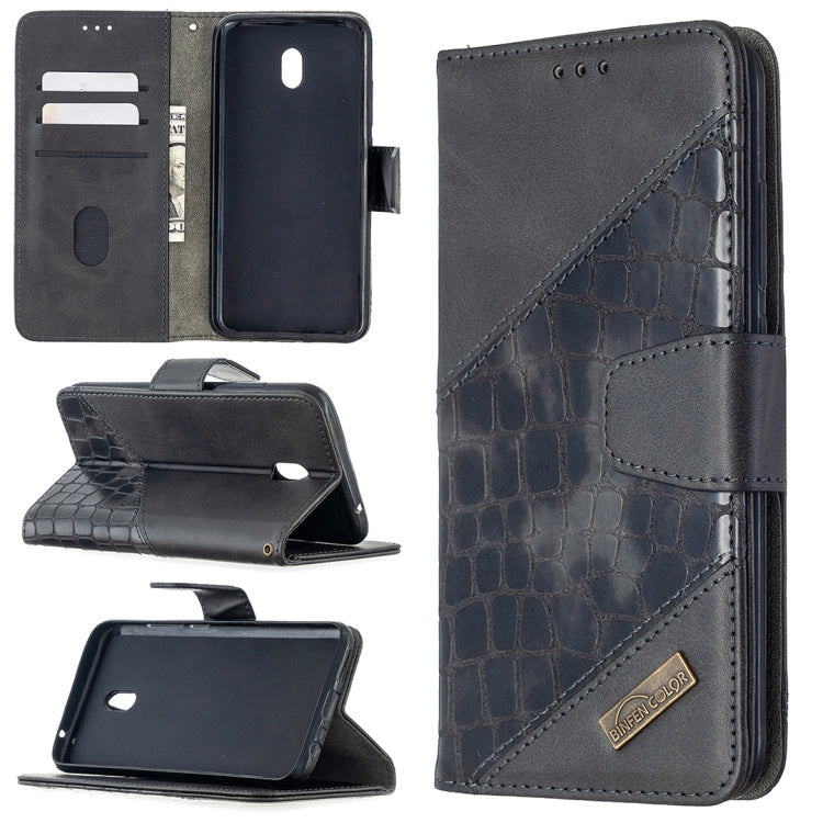 Custodia in pelle sintetica a vibrazione orizzontale con trama in coccodrillo abbinata con portafoglio, supporto e slot per carte, For Nokia 2.3, For Xiaomi Redmi 7A, For Xiaomi Redmi 7, For Xiaomi Redmi 8A