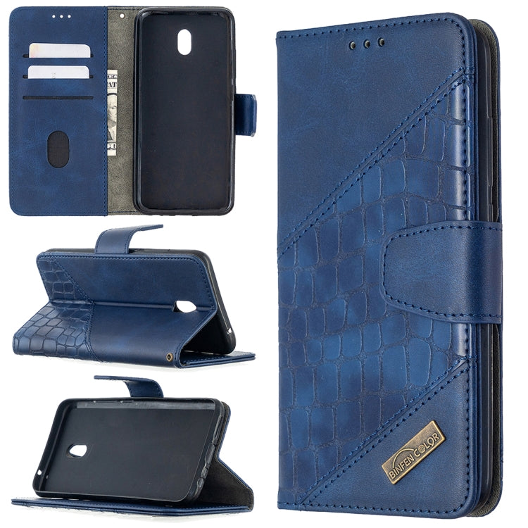 Custodia in pelle sintetica a vibrazione orizzontale con trama in coccodrillo abbinata con portafoglio, supporto e slot per carte, For Nokia 2.3, For Xiaomi Redmi 7A, For Xiaomi Redmi 7, For Xiaomi Redmi 8A