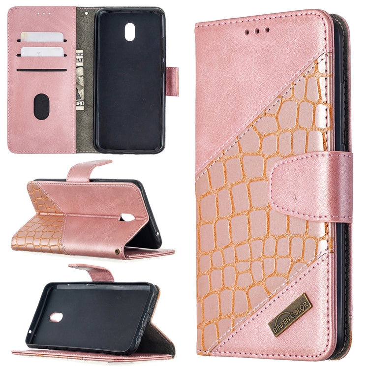 Custodia in pelle sintetica a vibrazione orizzontale con trama in coccodrillo abbinata con portafoglio, supporto e slot per carte, For Nokia 2.3, For Xiaomi Redmi 7A, For Xiaomi Redmi 7, For Xiaomi Redmi 8A