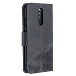 Custodia in pelle sintetica a vibrazione orizzontale con trama in coccodrillo abbinata con portafoglio, supporto e slot per carte, For Xiaomi Redmi 8, For Xiaomi Redmi 9, For Xiaomi Redmi Note 8T, For Xiaomi Redmi Note 8