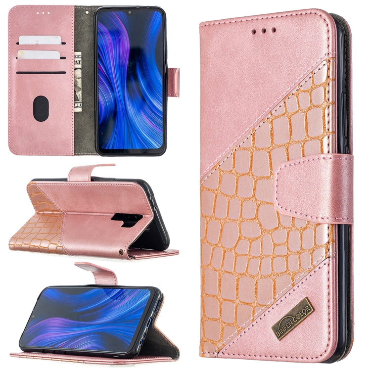 Custodia in pelle sintetica a vibrazione orizzontale con trama in coccodrillo abbinata con portafoglio, supporto e slot per carte, For Xiaomi Redmi 8, For Xiaomi Redmi 9, For Xiaomi Redmi Note 8T, For Xiaomi Redmi Note 8