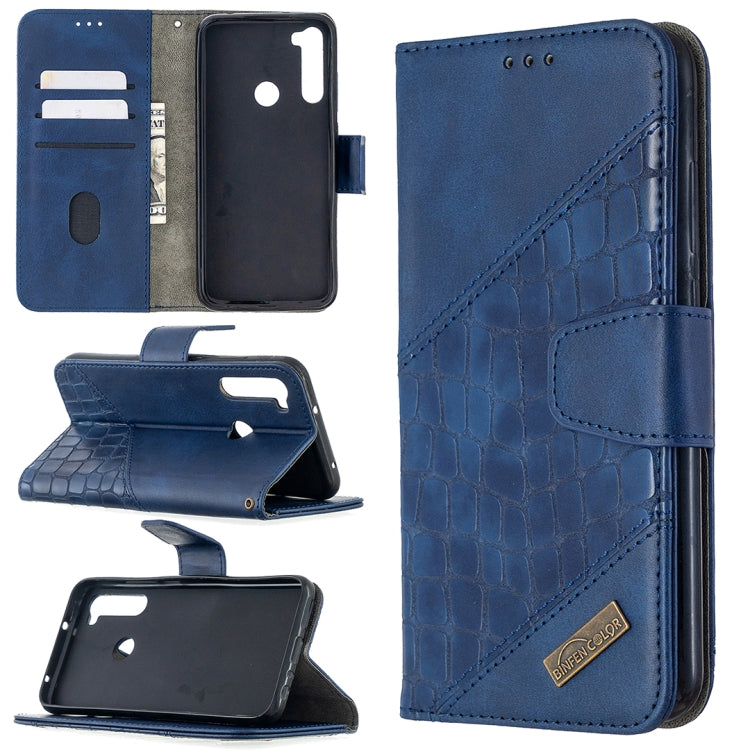 Custodia in pelle sintetica a vibrazione orizzontale con trama in coccodrillo abbinata con portafoglio, supporto e slot per carte, For Xiaomi Redmi 8, For Xiaomi Redmi 9, For Xiaomi Redmi Note 8T, For Xiaomi Redmi Note 8