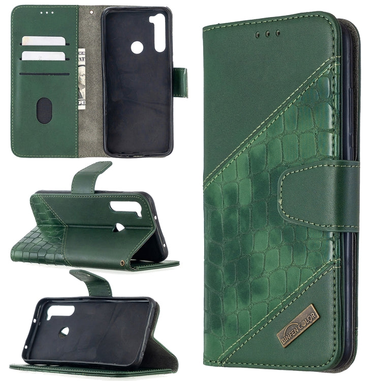 Custodia in pelle sintetica a vibrazione orizzontale con trama in coccodrillo abbinata con portafoglio, supporto e slot per carte, For Xiaomi Redmi 8, For Xiaomi Redmi 9, For Xiaomi Redmi Note 8T, For Xiaomi Redmi Note 8