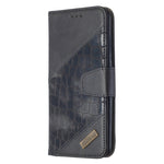 Custodia in pelle sintetica a vibrazione orizzontale con trama in coccodrillo abbinata con portafoglio, supporto e slot per carte, For Xiaomi Redmi 8 Pro, For Xiaomi Redmi  Note 9