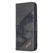 Custodia in pelle sintetica a vibrazione orizzontale con trama in coccodrillo abbinata con portafoglio, supporto e slot per carte, For Xiaomi Redmi 8 Pro, For Xiaomi Redmi  Note 9