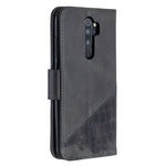 Custodia in pelle sintetica a vibrazione orizzontale con trama in coccodrillo abbinata con portafoglio, supporto e slot per carte, For Xiaomi Redmi 8 Pro, For Xiaomi Redmi  Note 9