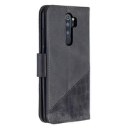 Custodia in pelle sintetica a vibrazione orizzontale con trama in coccodrillo abbinata con portafoglio, supporto e slot per carte, For Xiaomi Redmi 8 Pro, For Xiaomi Redmi  Note 9