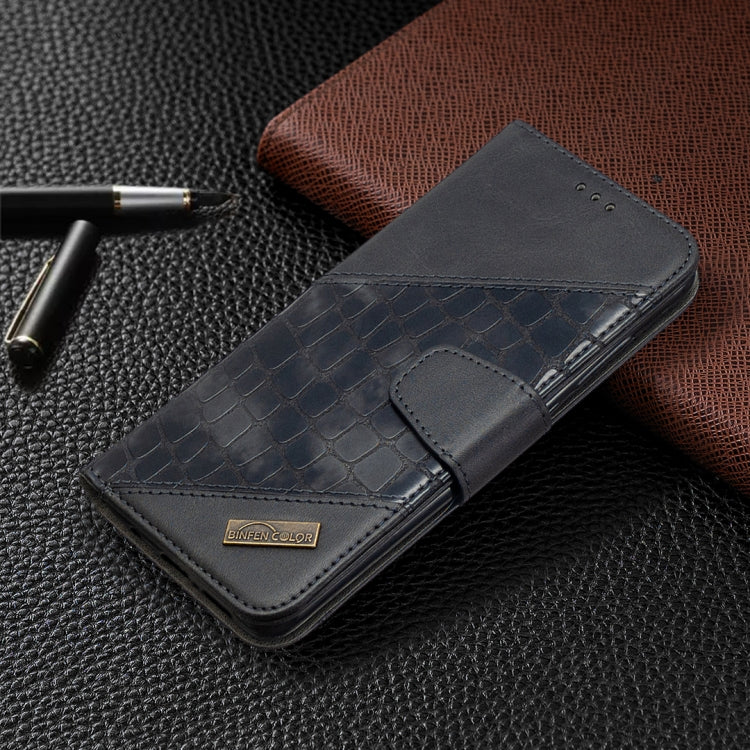Custodia in pelle sintetica a vibrazione orizzontale con trama in coccodrillo abbinata con portafoglio, supporto e slot per carte, For Xiaomi Redmi 8 Pro, For Xiaomi Redmi  Note 9