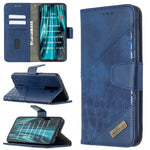 Custodia in pelle sintetica a vibrazione orizzontale con trama in coccodrillo abbinata con portafoglio, supporto e slot per carte, For Xiaomi Redmi 8 Pro, For Xiaomi Redmi  Note 9