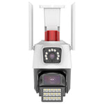La doppia fotocamera WiFi QX87 da 4 MP supporta l'interfono vocale bidirezionale e il rilevamento di umanoidi, QX87