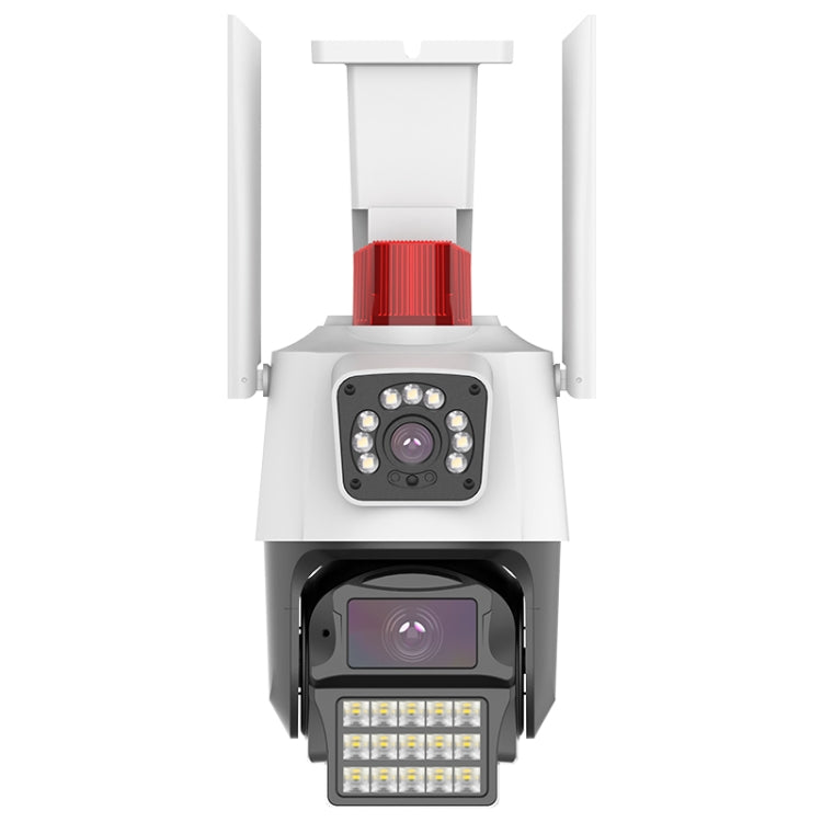 La doppia fotocamera WiFi QX87 da 4 MP supporta l'interfono vocale bidirezionale e il rilevamento di umanoidi, QX87
