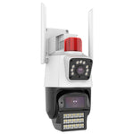 La doppia fotocamera WiFi QX87 da 4 MP supporta l'interfono vocale bidirezionale e il rilevamento di umanoidi, QX87