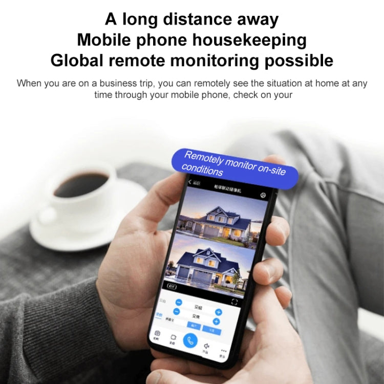 La doppia fotocamera WiFi QX87 da 4 MP supporta l'interfono vocale bidirezionale e il rilevamento di umanoidi, QX87