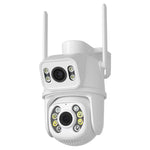 Telecamera WiFi doppia lente 6 MP QX95 con AI e interfono