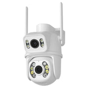 La doppia fotocamera WiFi QX95 da 6 MP supporta l'interfono vocale bidirezionale e il riconoscimento AI, QX95