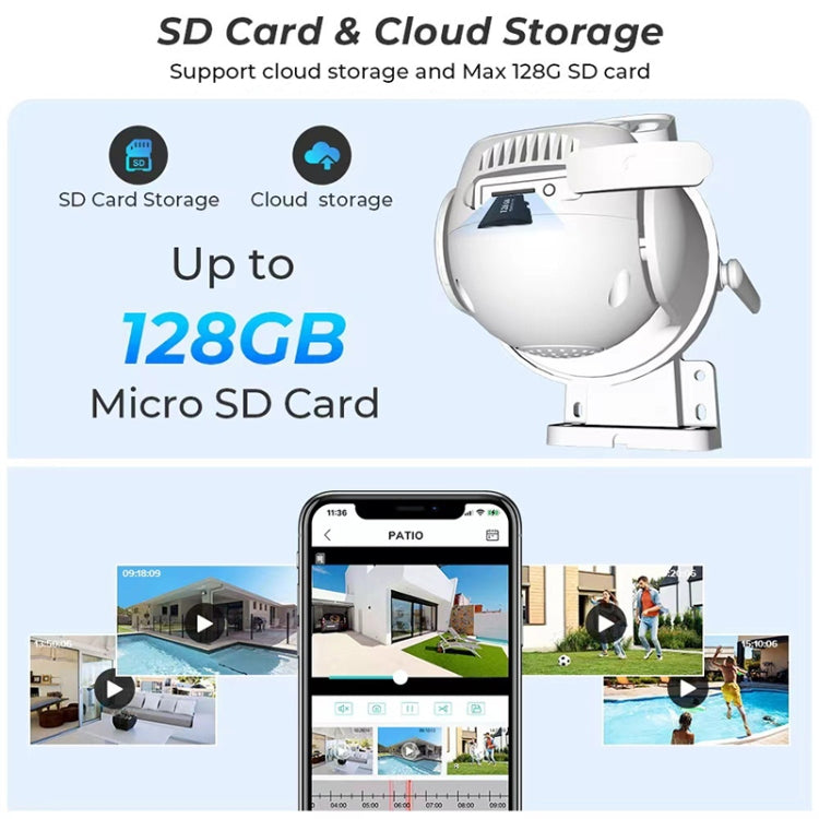 Telecamera WiFi doppia lente 6 MP QX95 con AI e interfono