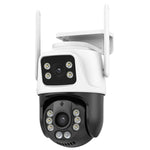 La doppia fotocamera WiFi QX101 da 6 MP supporta l'interfono vocale bidirezionale e la visione notturna a infrarossi, QX101