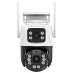 La doppia fotocamera WiFi QX101 da 6 MP supporta l'interfono vocale bidirezionale e la visione notturna a infrarossi, QX101