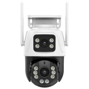 La doppia fotocamera WiFi QX101 da 6 MP supporta l'interfono vocale bidirezionale e la visione notturna a infrarossi, QX101