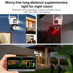 La doppia fotocamera WiFi QX101 da 6 MP supporta l'interfono vocale bidirezionale e la visione notturna a infrarossi, QX101