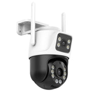 La doppia fotocamera WiFi QX101 da 6 MP supporta l'interfono vocale bidirezionale e la visione notturna a infrarossi, QX101