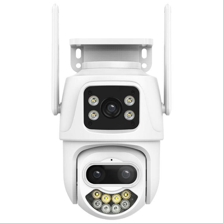 La tripla fotocamera WiFi QX102 da 3 MP supporta l'interfono vocale bidirezionale e la visione notturna a infrarossi, QX102