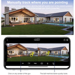 La tripla fotocamera WiFi QX102 da 3 MP supporta l'interfono vocale bidirezionale e la visione notturna a infrarossi, QX102