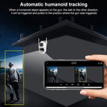 La tripla fotocamera WiFi QX102 da 3 MP supporta l'interfono vocale bidirezionale e la visione notturna a infrarossi, QX102