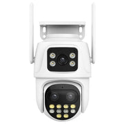 La doppia fotocamera WiFi QX104 da 3 MP supporta il riconoscimento del volto umano e l'allarme AI, QX104