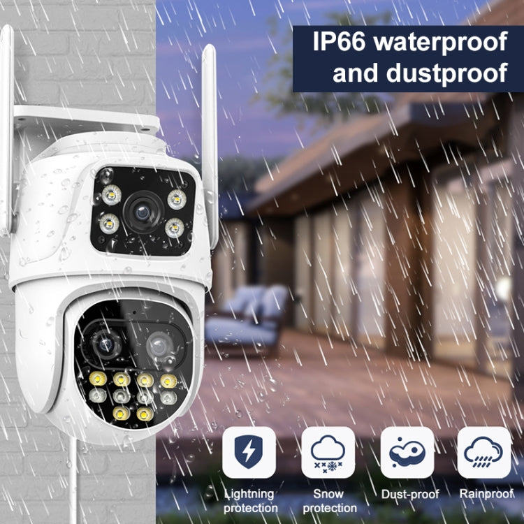 Doppia fotocamera WiFi 3 MP con riconoscimento volto AI QX104