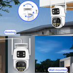 Doppia fotocamera WiFi 3 MP con riconoscimento volto AI QX104