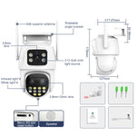 Doppia fotocamera WiFi 3 MP con riconoscimento volto AI QX104
