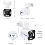ESCAM PT303 Telecamera IP WiFi Pan & Tilt 3 MP HD