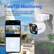 ESCAM PT303 Telecamera IP WiFi Pan & Tilt con rilevamento del movimento HD da 3 MP, PT303