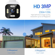 ESCAM PT303 Telecamera IP WiFi Pan & Tilt con rilevamento del movimento HD da 3 MP, PT303